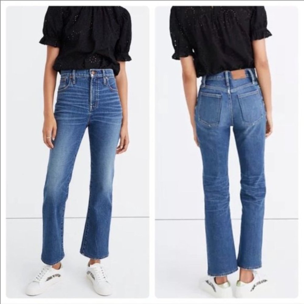 NEW MADEWELL Slim Demi-Boot Jeans Northaven Wash Size 26